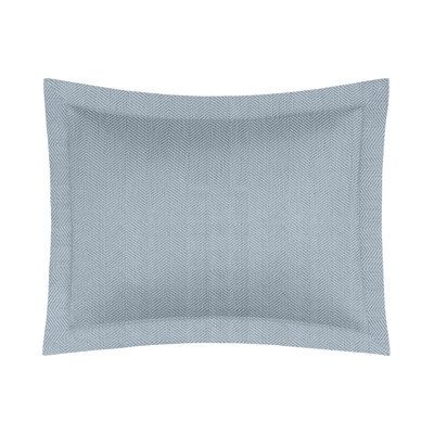 Zebra Chevron 100% Linen Sham
