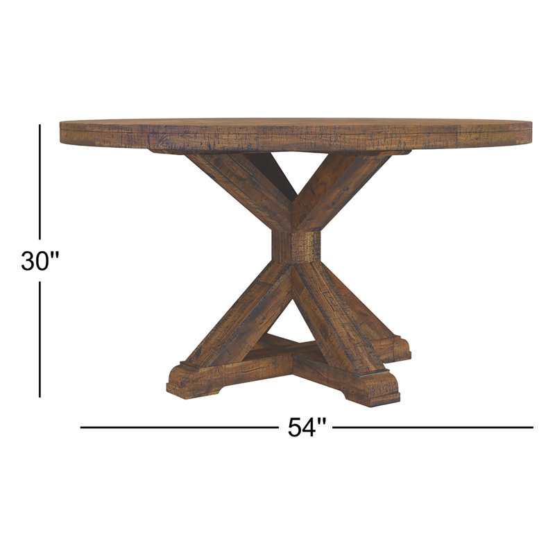 Table de salle à manger Bianca, Brun moyen