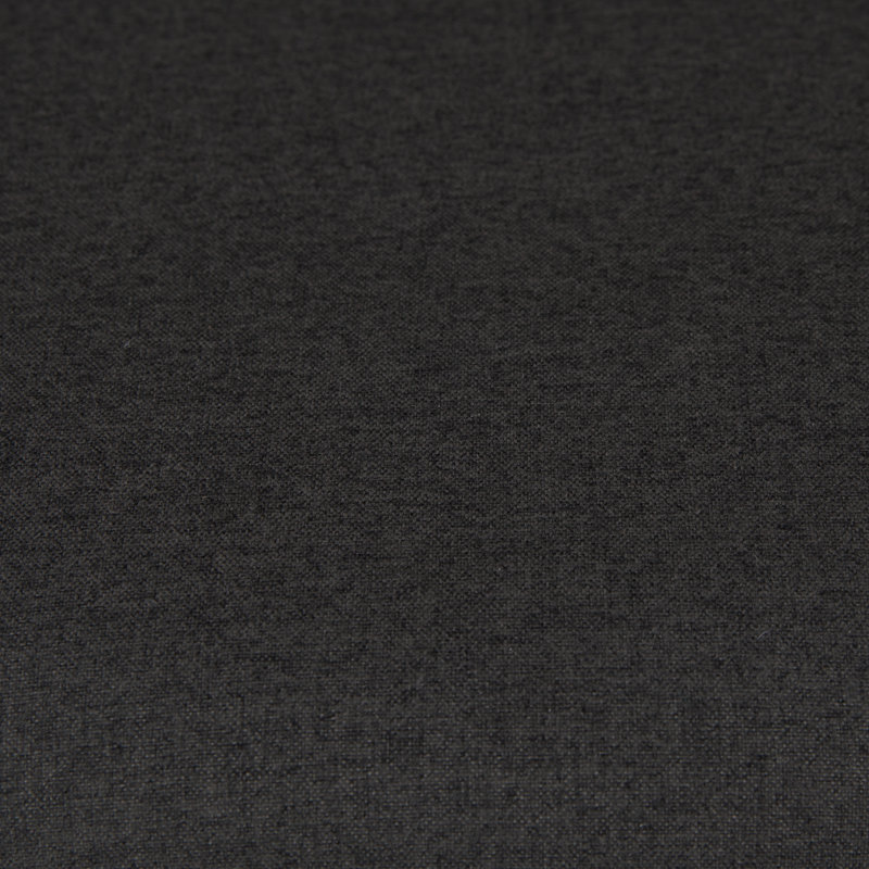 Tabouret de bar pivotant à hauteur réglable au gaz contemporain avec coussin de soutien - Tabouret de cuisine, Black Fabric