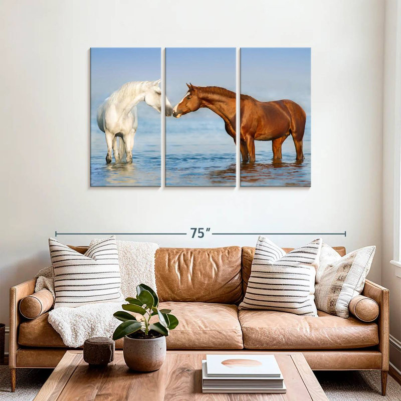 Beach Horses, 36" H x 57" W