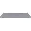 Ensemble de 4 tablettes flottantes Maeve, gris, cadre robuste, 24 pouces