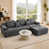 Grey Chenille