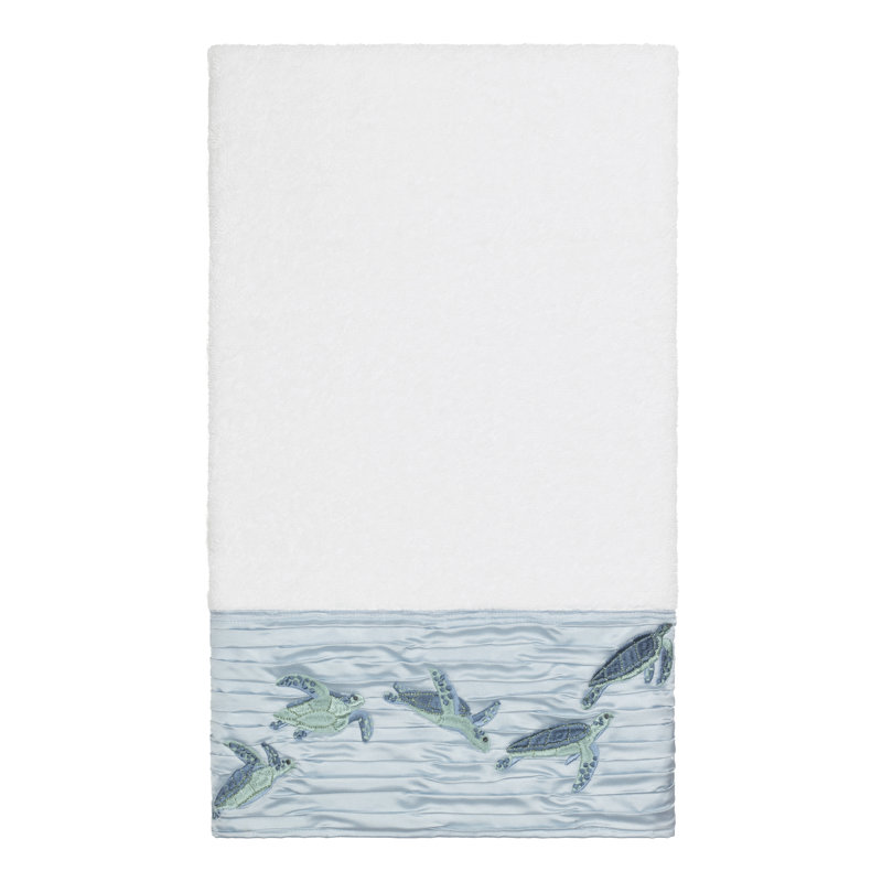 Mia Turkish Cotton Midweight Bath Towel, White
