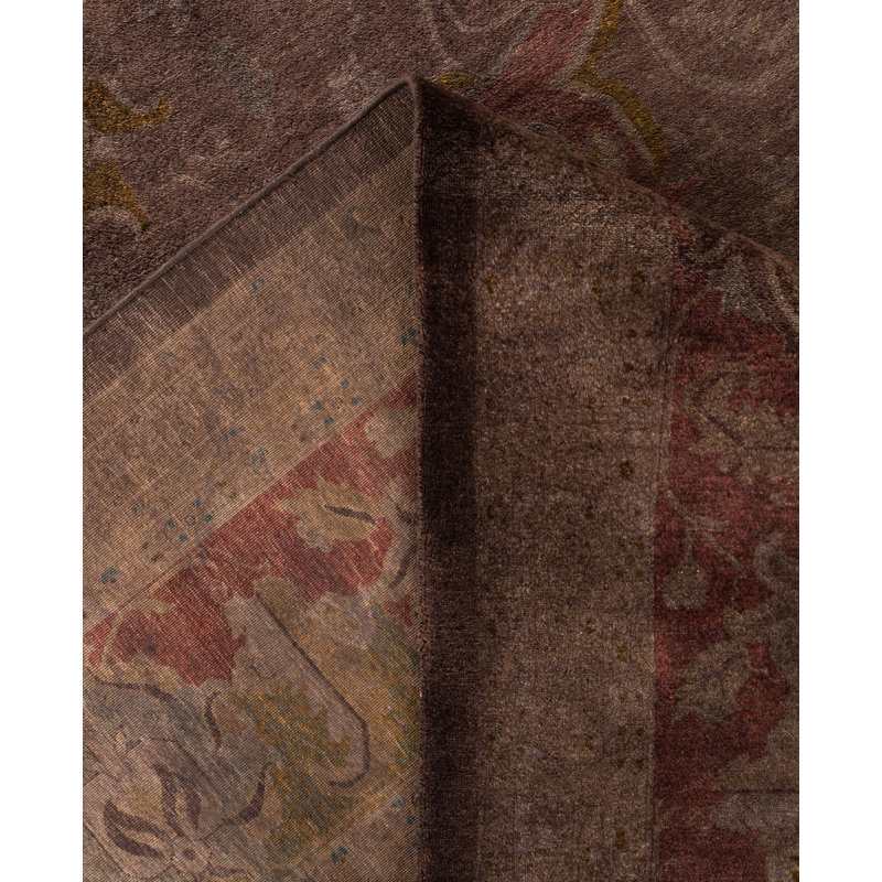 Overdyed One-of-a-Kind 11' 10" X 17' 7" Hand Knotted Area Rug