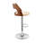 Inri Mid-century Swivel Adjustable Height Bar Stool with Open Back in Faux Leather, Wood, Metal-1426730545-1437330961