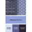 Tapis bleu tissé à la machine