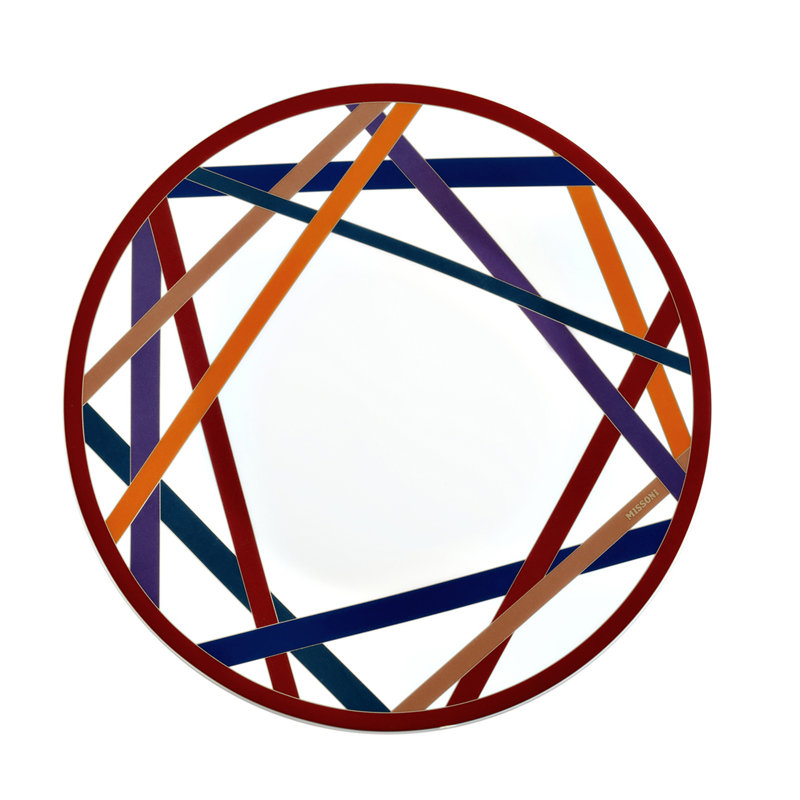 Missoni Charger Plate NASTRI  Multicolor Diam. 12.5"
