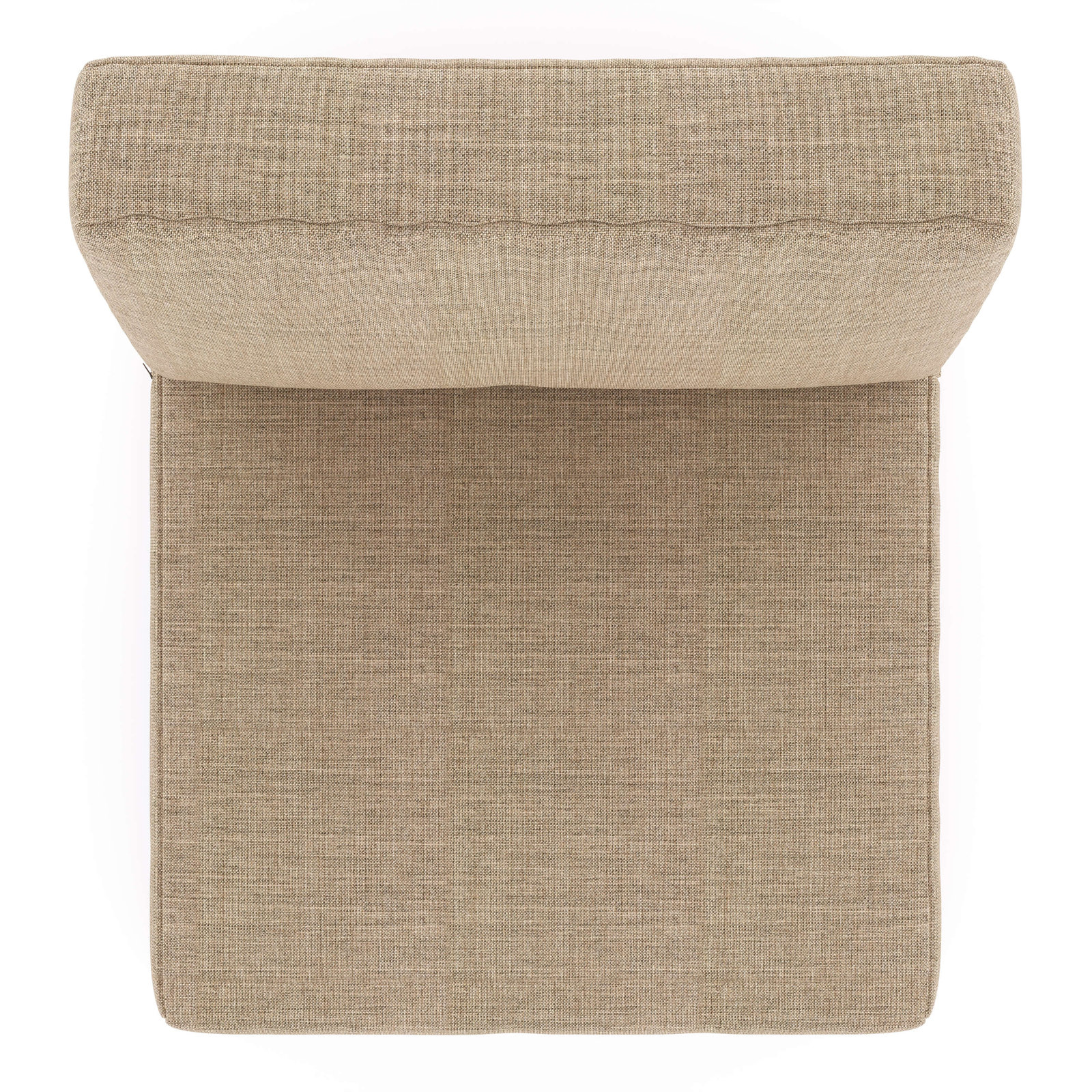 Amala Sunbrella® Seat and Back Cushion, Sunbrella® Cast Ash Plainweave, 25" W x 25.5" D