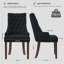 51cm H Tufted Fabric Upholstered Side Chair-122740670