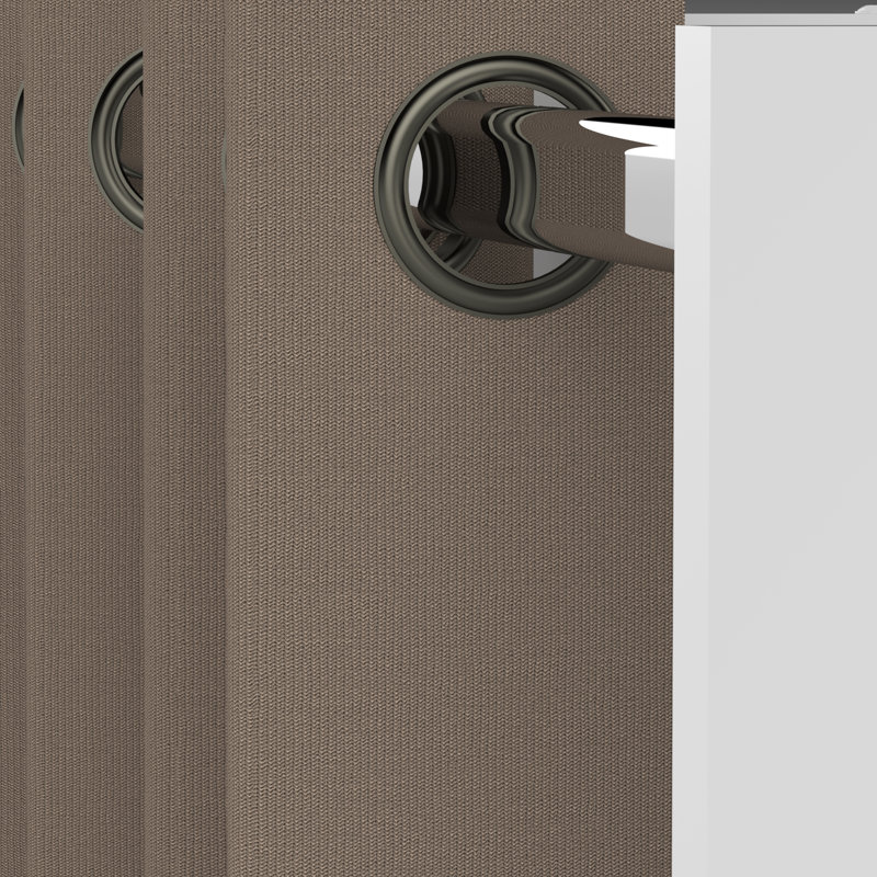 Tom & Jerry 123.2cm - 160cm Closet System, White/Taupe