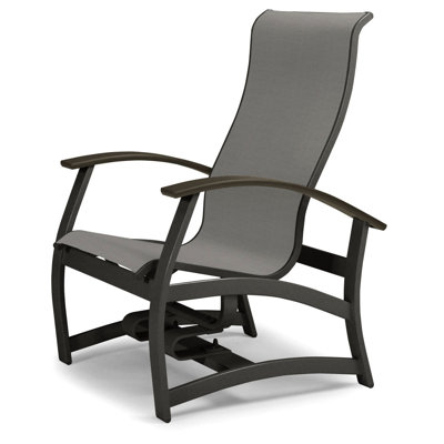 Askar Swivel Powder Coated Aluminum Outdoor Lounge Chair