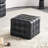 17.32''W Genuine Leather Tufted Ottoman,Footstool For Living Room & Bedroom
