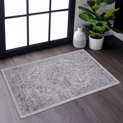 Tapis d'entrée de style oriental 2 pi x 3 pi