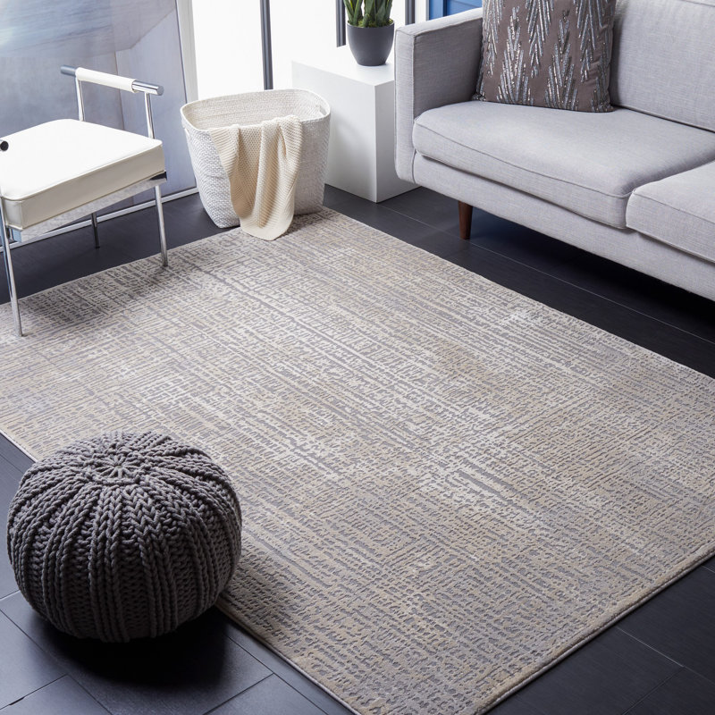 Tapis gris Edvin, Rectangle 6 pi 7 po x 9 pi