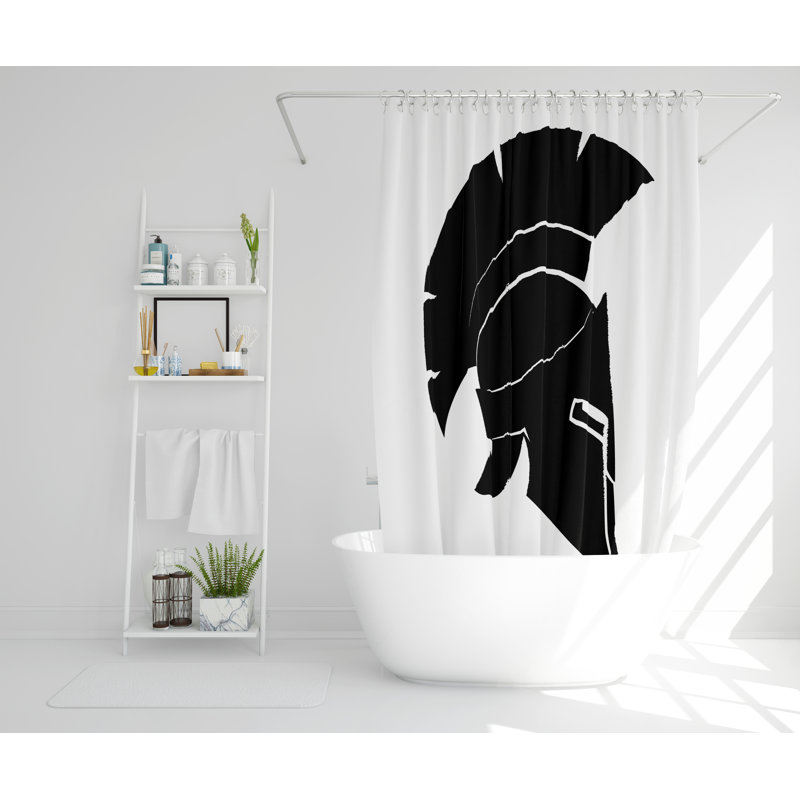 Fortney Polyester Shower Curtain Set, 168cm H x 168cm W