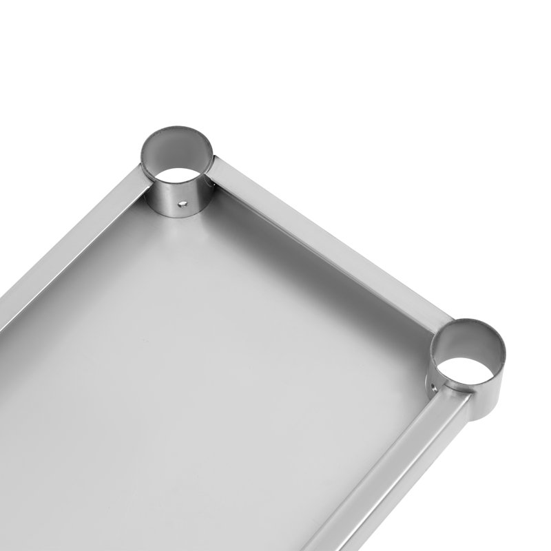 Sous la tablette pour les tables de travail, la tablette inférieure convient au restaurant, à l'entrepôt, à la maison, à la cuisine et au garage (l 21,65 po x P 9,84 po x H 1,65 po)