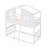 Twin Over Twin House-Shaped Bunk Bed with Pitched Roof-1825716894
