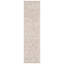Tapis sauge / ivoire à motif géométrique fait à la main Almus-635277501