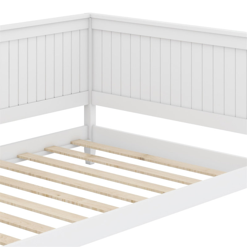 Lit de jour / canapé en bois, Blanc