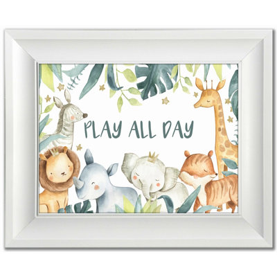 «Play All Day», art mural sur toile