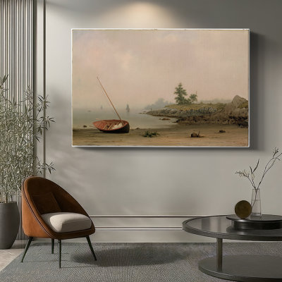 The Stranded Boat-Martin Johnson Heade-Gallery Wrapped Canvas-1863