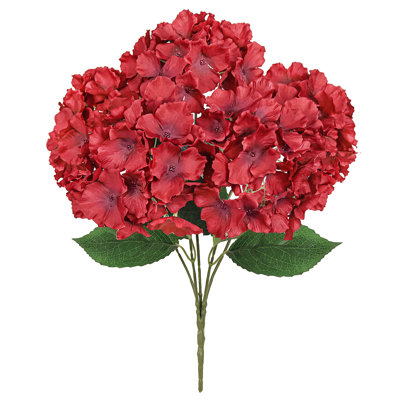 Artificial Hydrangea Flower Stem Bush Bouquet