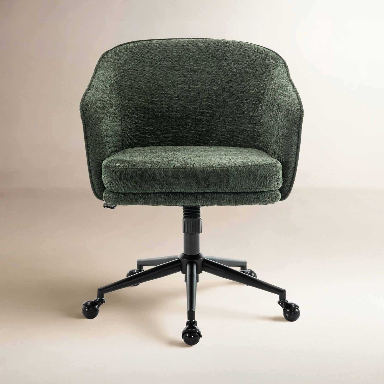 Toscani Office Chair, Green Chenille