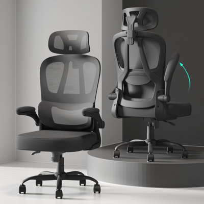 Sponge Office Chair with Headrest