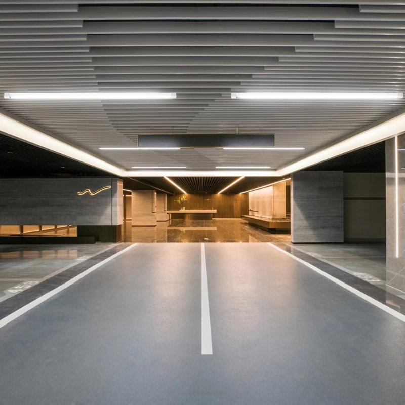 Dimmable Rectangle High Bay Ceiling Light, 11000LM