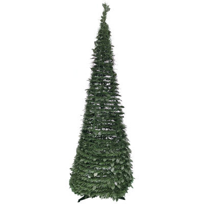 72'' H Green Tinsel Christmas Tree