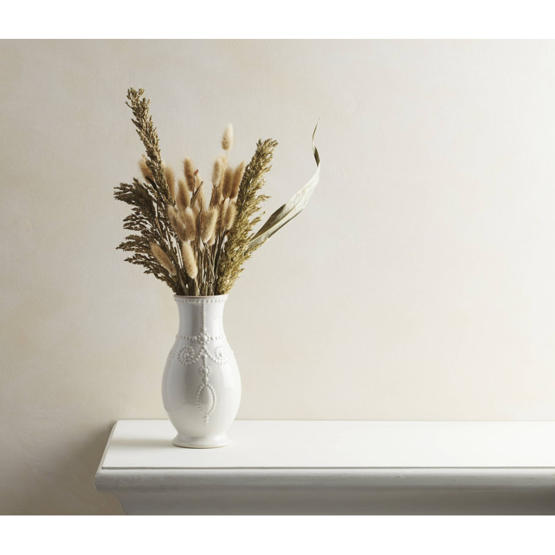 French Perle Fluted Table Vase