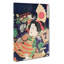 Holding the Fan by Toyohara Kunichika - Wrapped Canvas-55304111