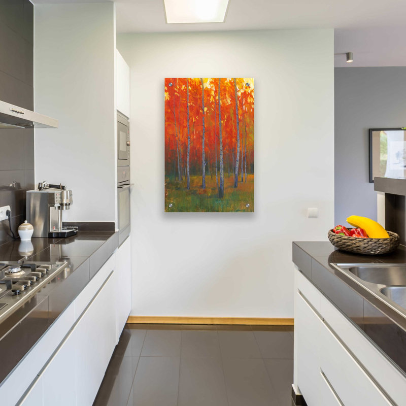 «Changer les couleurs II» par Tim O'Toole, art mural en verre acrylique, H 36 po x l 24 po x P 0,2 po
