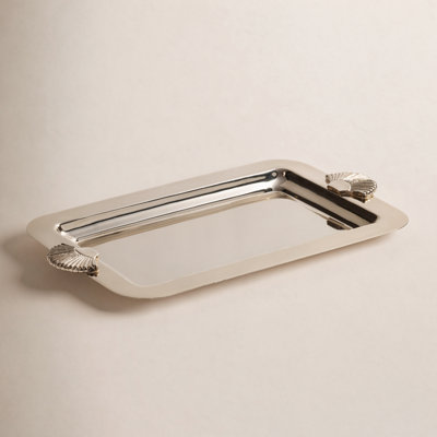 Stainless Steel Shell Serving Tray