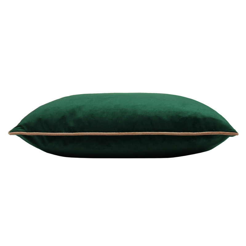 Square Cushion Cover, Emerald/Blush