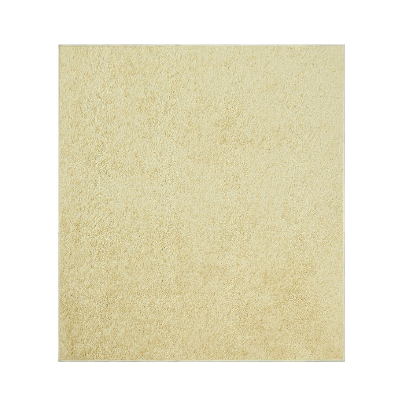 Modern Plush Pet and Kids Friendly Solid Color Yellow Area Rugs, Stain & Fade Resistance, Perfect for Living Room, Dining Room, Bedroom, Playroom and Kidsroom, Event, Wedding, Ambert Binded Rug