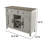 Keele 41.2 " L Bar Cabinet-182864308