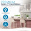4'' W x 4'' L Vinyl Peel and Stick Mosaic Tile