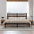 Mayghan  Platform Bed Frame with Wooden Headboard and Footboard-2021272590-2021272588