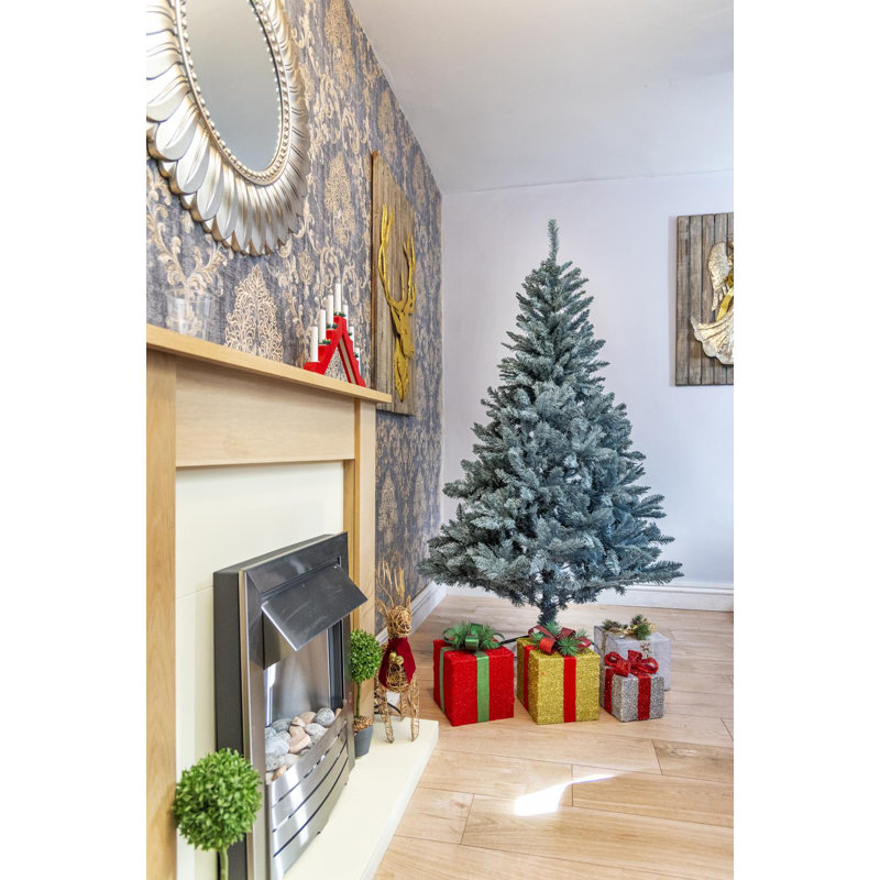 Lighted Artificial Christmas Tree, 4 ft.