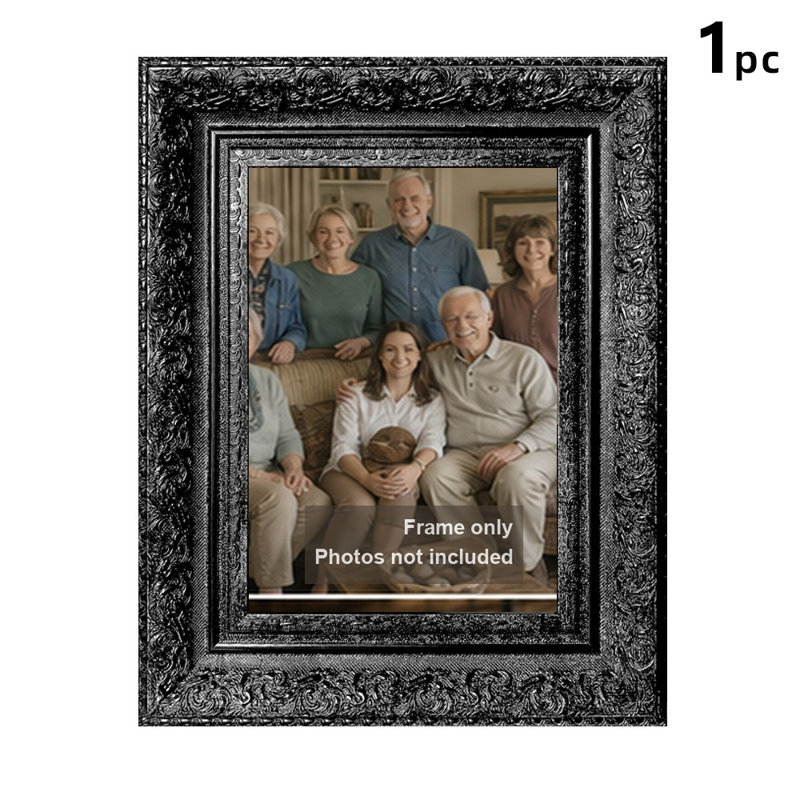 Cadre photo noir 1 PC 8 "x 10" avec support de table et crochets muraux, Black, 1, 8" W x 10" H