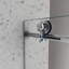 60 po x 63 po, une porte de douche fixe et une porte décalée, de grandes poulies de 70 mm en acier inoxydable 304 avec fonction de fermeture en douceur réglable, avec nettoyage facile, protection anti-déflagrante-123404557