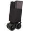 Chariot pliable polyvalent à poignée pivotante avec roulettes - Roues tout-terrain à 360 degrés, robuste, réglable, grande capacité, gris kaki-112253876