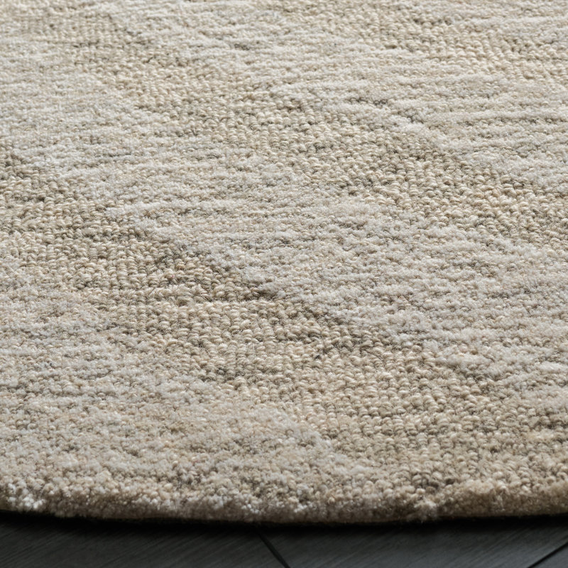 Novelty 201 80% Wool; 20% Cotton Spiral Rug, Round 6'