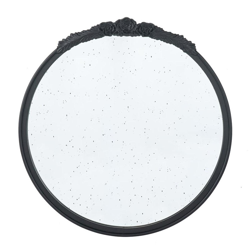 Miroir d'appoint 30 ", Noir, Round