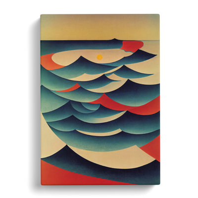 Seascape Abstract Vol.4 - Wrapped Canvas