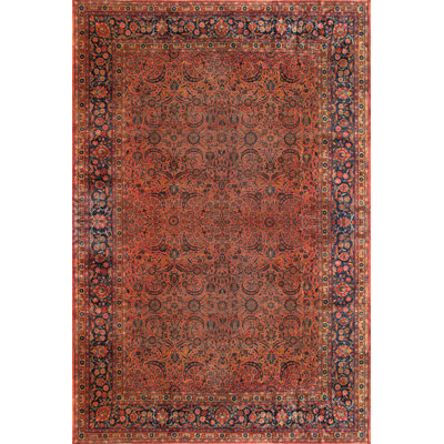 Sarouk Handmade Wool Oriental Area Rug