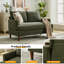 Causeuse pour petit appartement en chenille l 54,7 po-1660023065