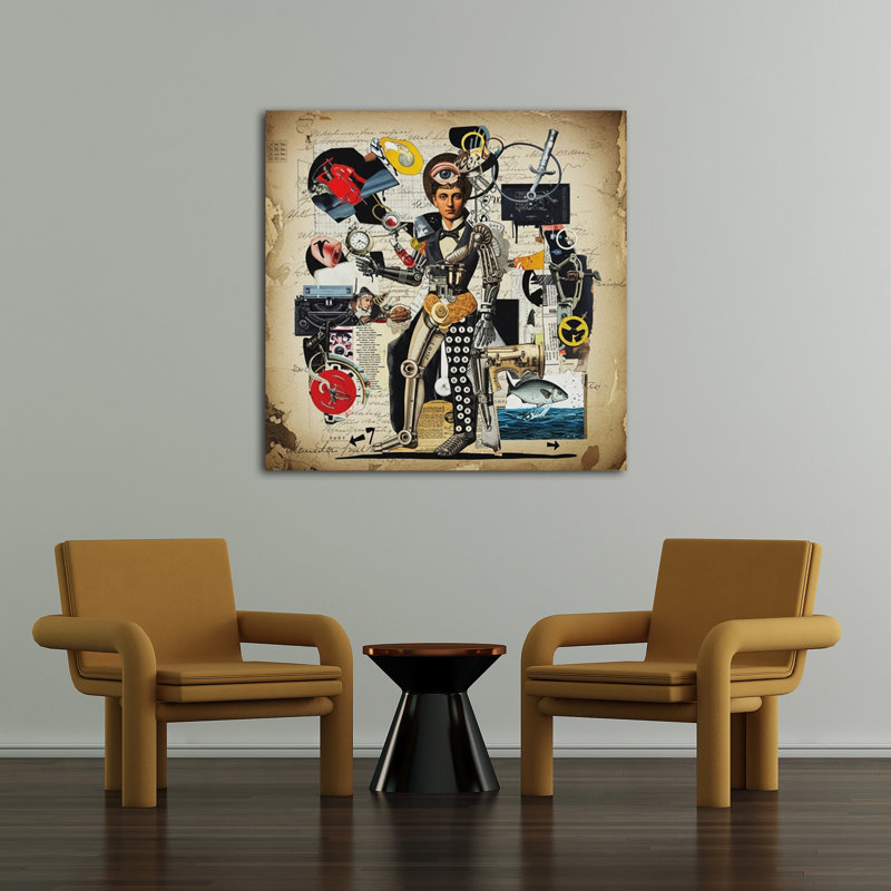 Mind Over Mechanism, 30" H x 30" W