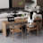 Light-walnut Rectangular Solid Wood desks-106649830-106649833